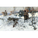 РЕПРОДУКЦИИ НА КАРТИНИ Лов през зимата (1913)